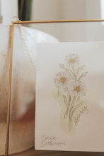 Load image into Gallery viewer, April Birth Flower - Daisy Mini Original Artwork