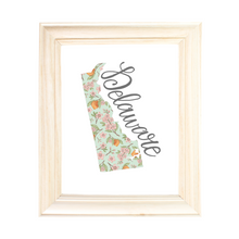 Load image into Gallery viewer, Delaware State Map Art Print