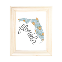 Load image into Gallery viewer, Florida State Map Art Print