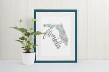 Load image into Gallery viewer, Florida State Map Art Print