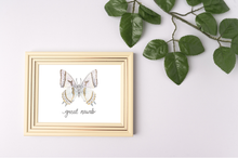 Load image into Gallery viewer, Great Nawab Butterfly Art Print