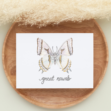 Load image into Gallery viewer, Great Nawab Butterfly Art Print