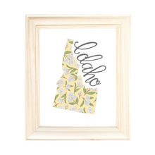 Load image into Gallery viewer, Idaho State Map Art Print