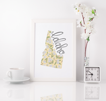 Load image into Gallery viewer, Idaho State Map Art Print