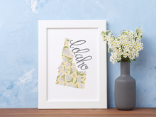 Load image into Gallery viewer, Idaho State Map Art Print