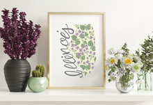 Load image into Gallery viewer, Illinois State Map Art Print