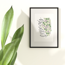 Load image into Gallery viewer, Illinois State Map Art Print