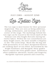 Load image into Gallery viewer, Leo Zodiac Sign Sticker