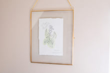 Load image into Gallery viewer, May Birth Flower - Lily of the Valley Mini Original Artwork
