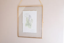 Load image into Gallery viewer, May Birth Flower - Lily of the Valley Mini Original Artwork