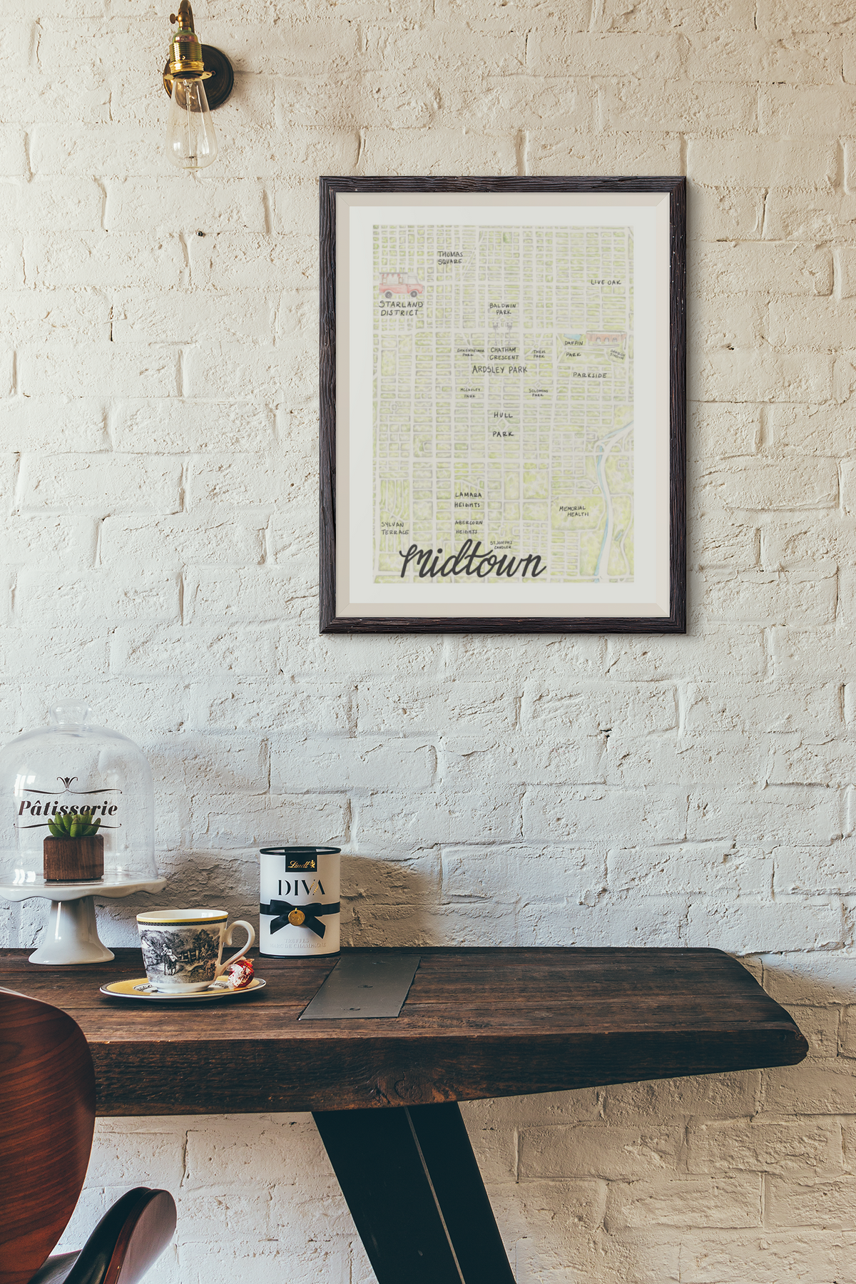 Midtown Savannah Map