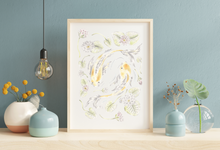 Load image into Gallery viewer, Pisces Sign Art Print