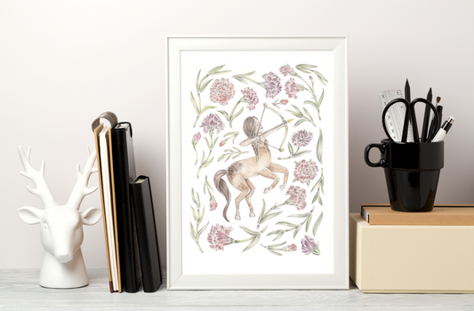 Sagittarius Sign Art Print