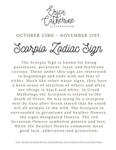 Load image into Gallery viewer, Scorpio Sign Art Print
