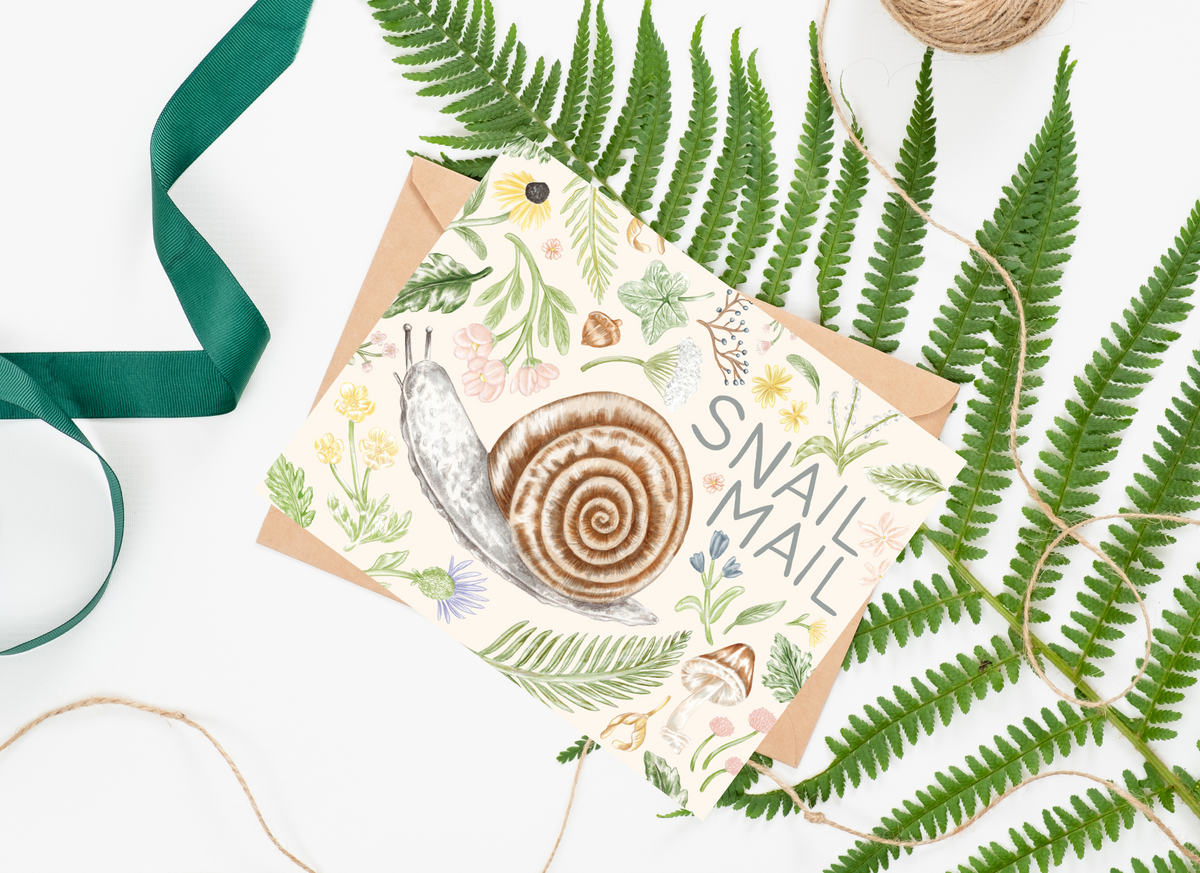 Snail Mail - Greeting Card