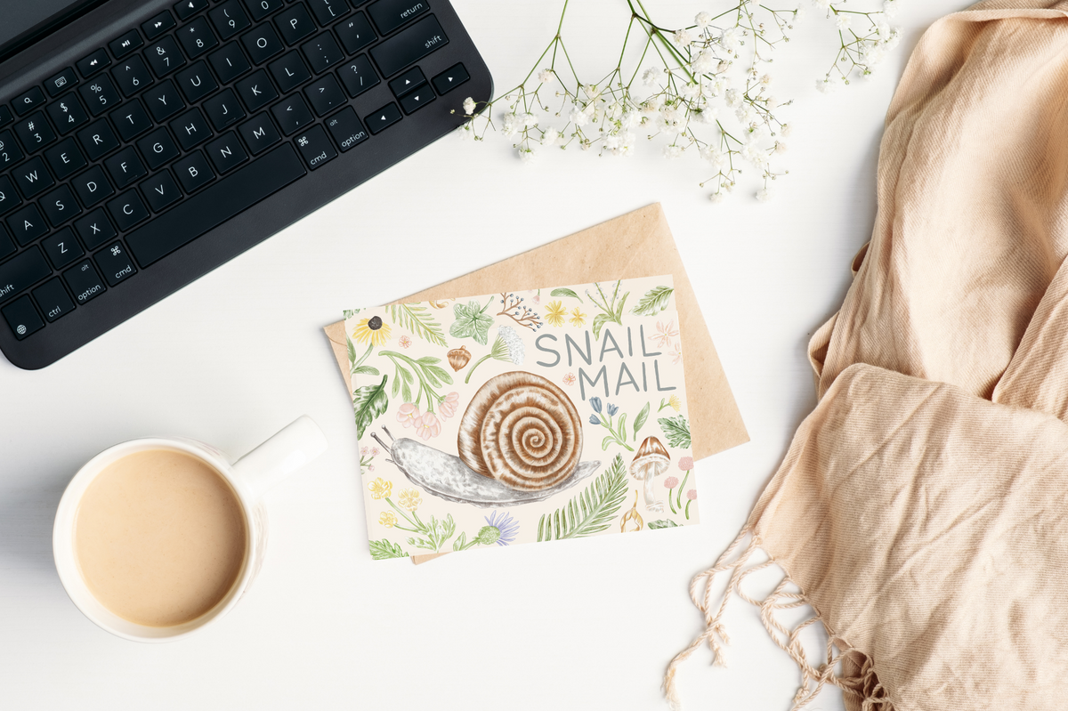 Snail Mail - Greeting Card