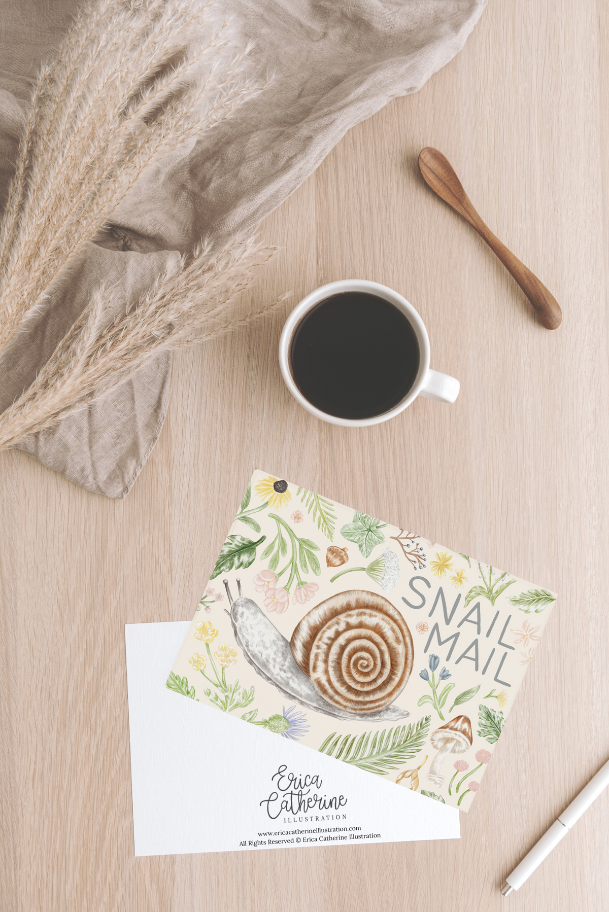 Snail Mail - Greeting Card