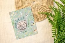 Load image into Gallery viewer, Snailed it - greeting card