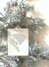 Load image into Gallery viewer, State Flower Map Ornaments