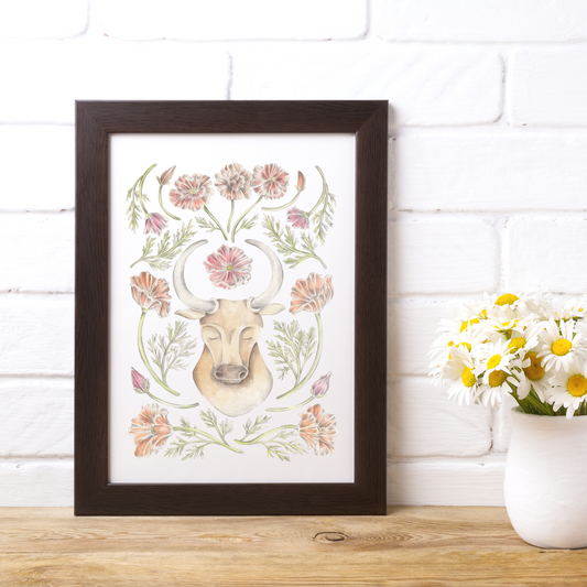 Taurus Sign Art Print