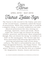 Load image into Gallery viewer, Taurus Zodiac Sign Sticker
