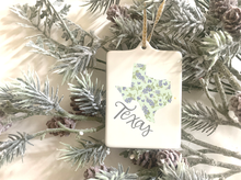 Load image into Gallery viewer, State Flower Map Ornaments