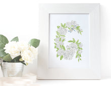 Load image into Gallery viewer, Letter G Initial Art Print