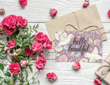 Load image into Gallery viewer, Hello Beautiful Folded Card