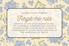 Load image into Gallery viewer, Forget Me Not Tea Towel