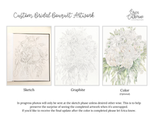 Load image into Gallery viewer, Bridal Bouquet Custom Artwork - Deposit
