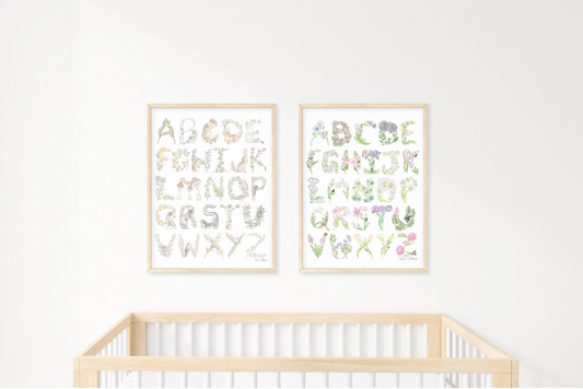 Woodland Alphabet Fine Art Print
