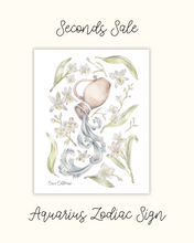 Load image into Gallery viewer, Aquarius Zodiac Sign - Seconds Sale
