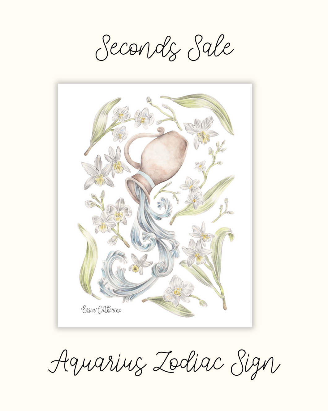 Aquarius Zodiac Sign - Seconds Sale