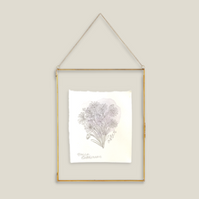 Load image into Gallery viewer, September Birth Flower - Aster Mini Original Drawing
