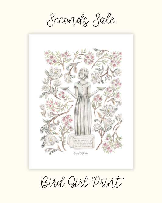 Bird Girl Print - Seconds Sale