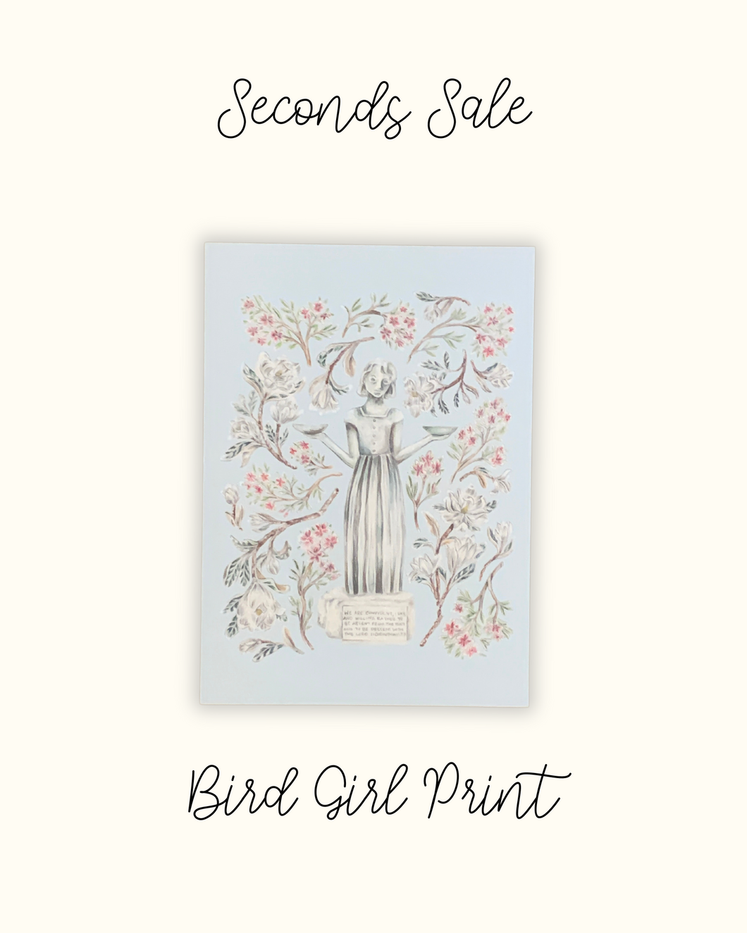 Bird Girl 5x7 print - Seconds Sale