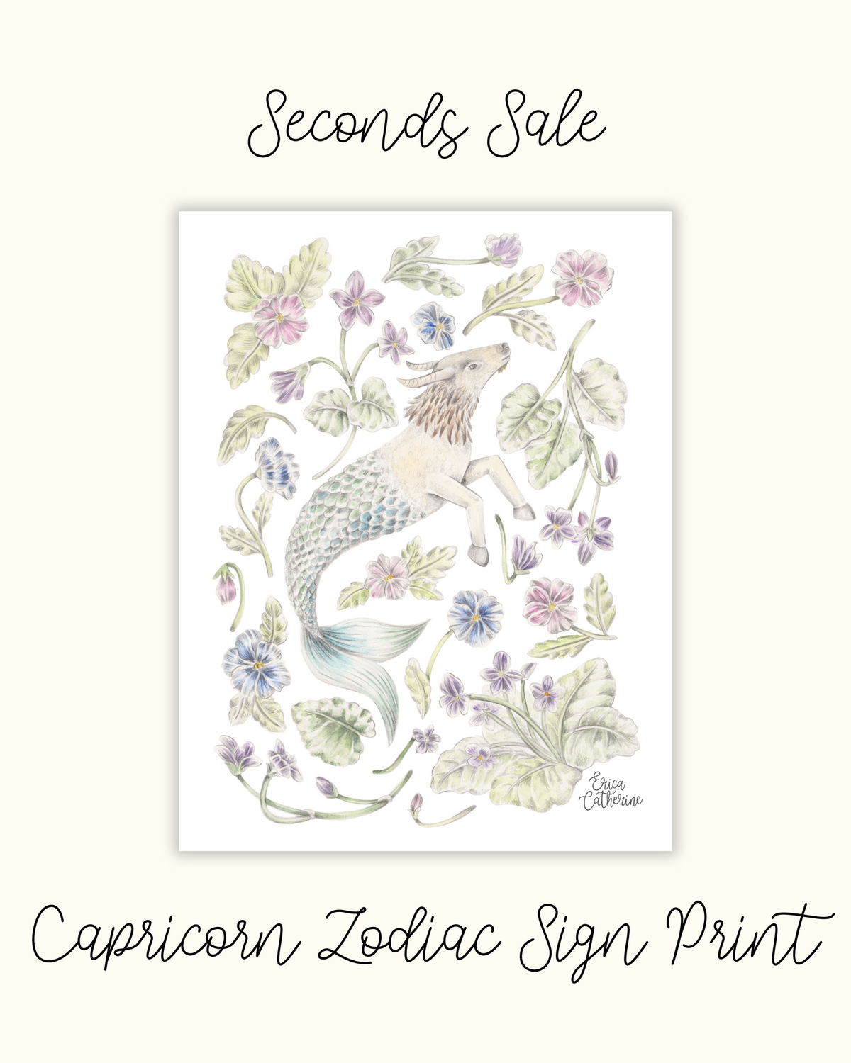 Capricorn Zodiac Sign - Seconds Sale