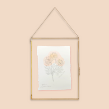 Load image into Gallery viewer, October Birth Flower - Cosmos Mini Original Drawing
