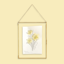 Load image into Gallery viewer, March Birth Flower - Daffodil Mini Original Artwork
