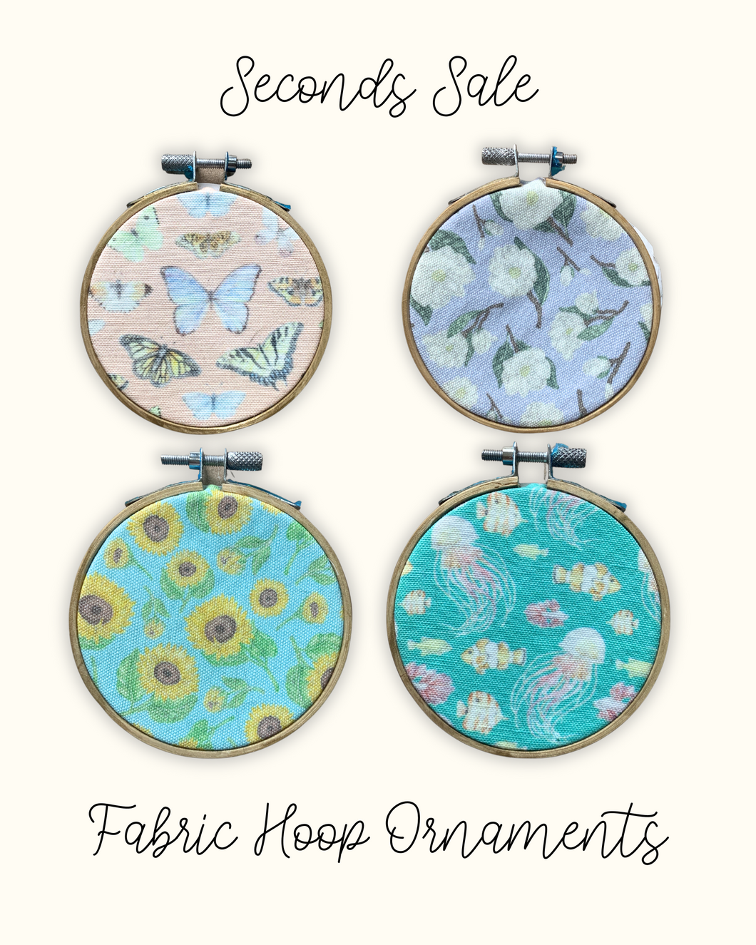 Hoop Ornaments - Seconds Sale