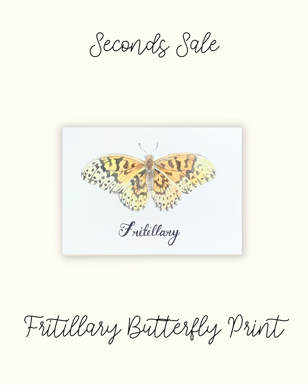 Fritillary Butterfly 5x7