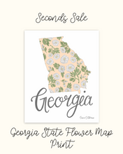 Load image into Gallery viewer, Georgia Map Print - Seconds Sale
