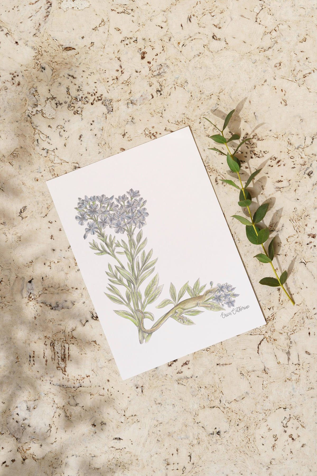 Letter L Woodland Alphabet Fine Art Print