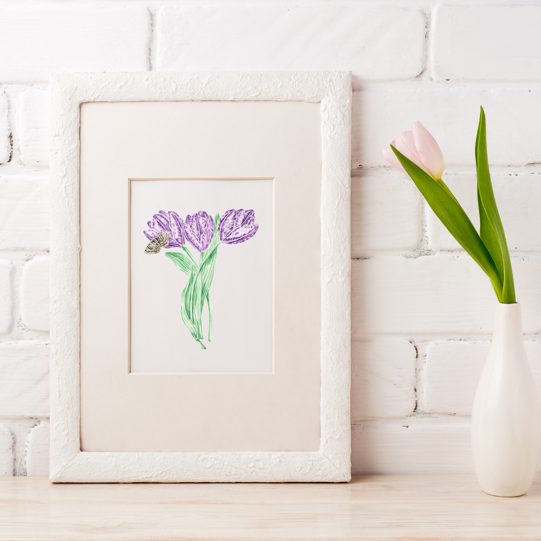Letter T Initial Art Print