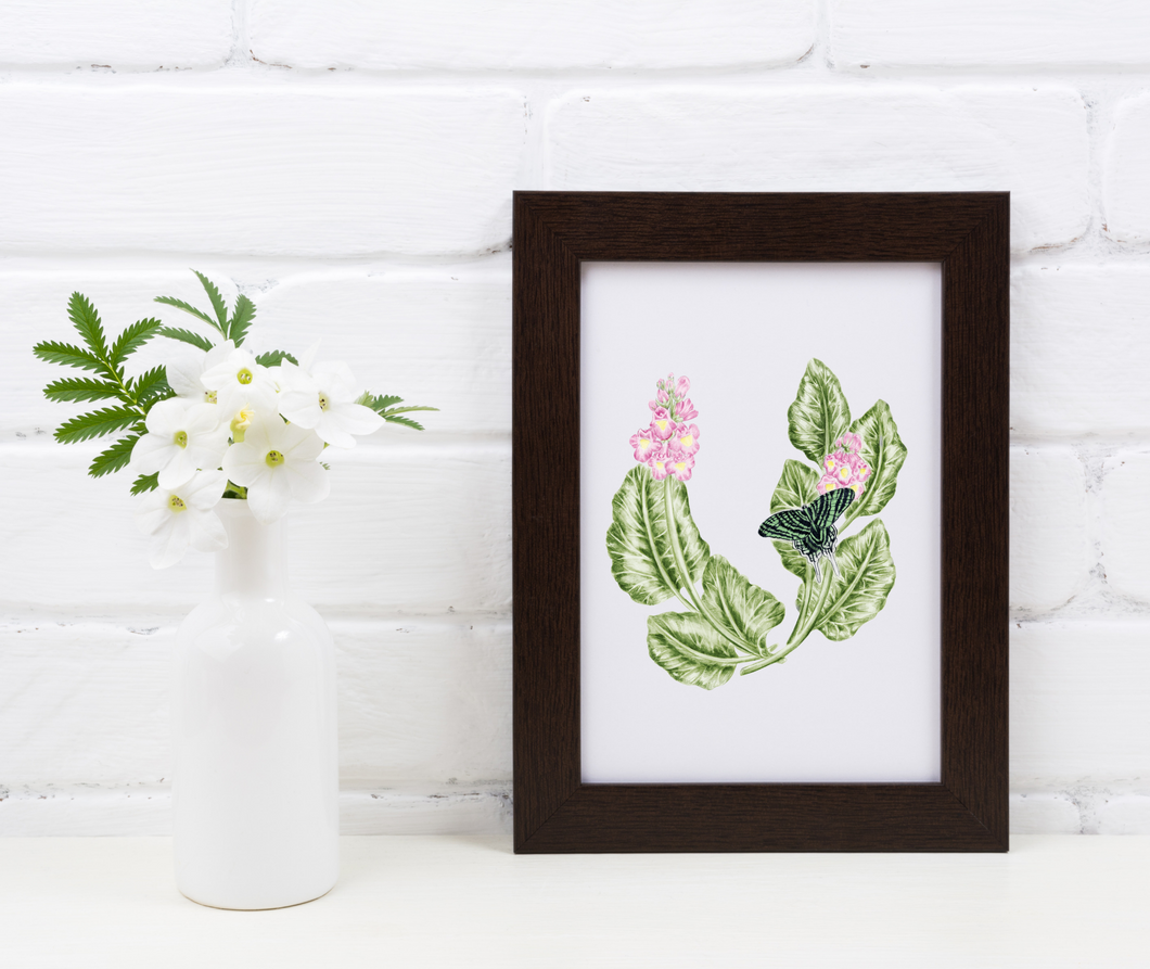 Letter U Initial Art Print