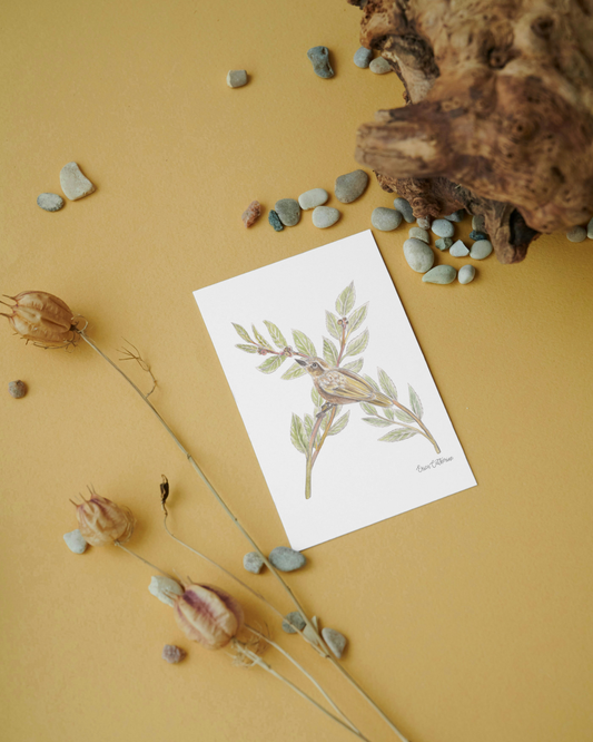 Letter X Woodland Alphabet Art Print