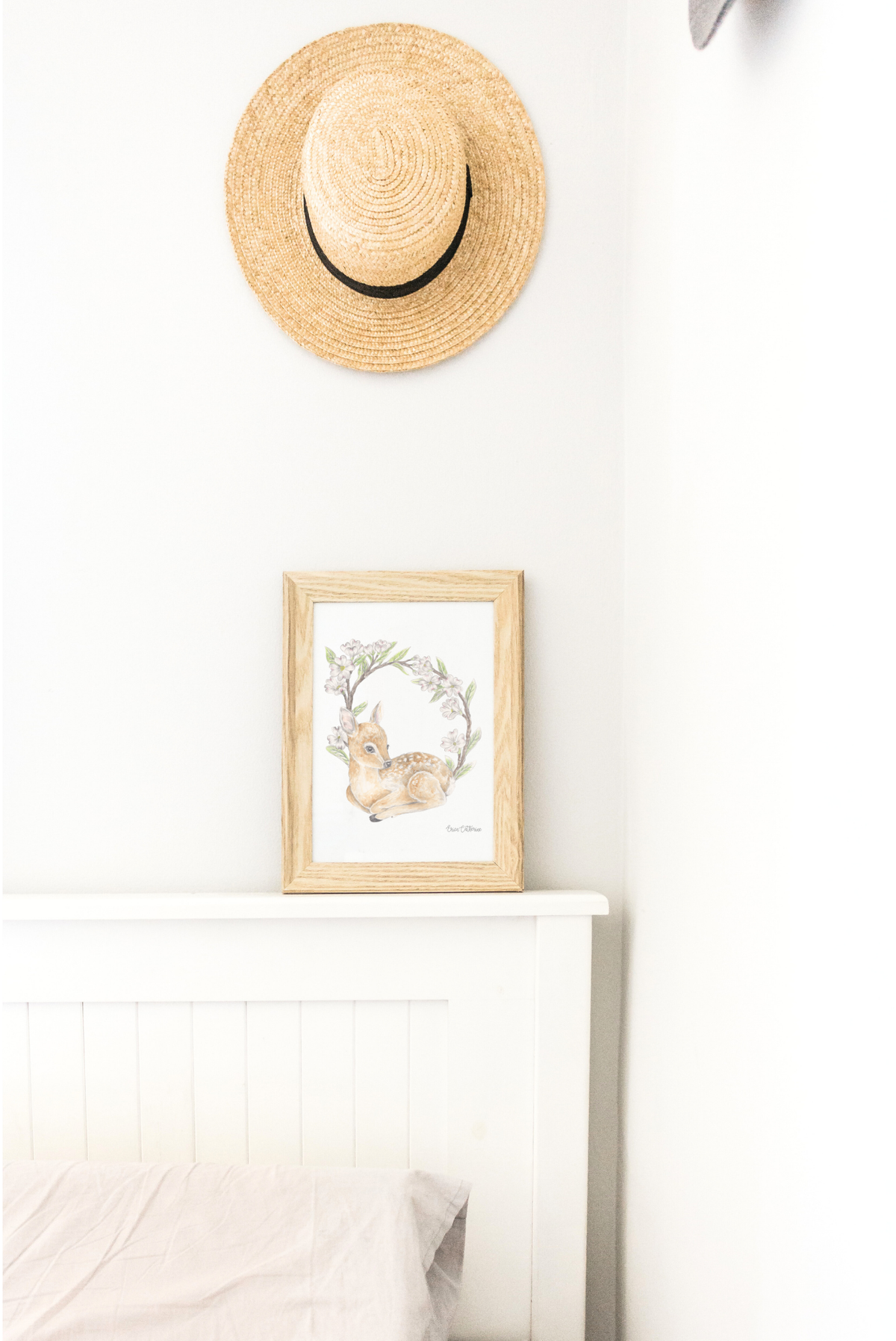 Letter D Woodland Alphabet Collection Fine Art Print