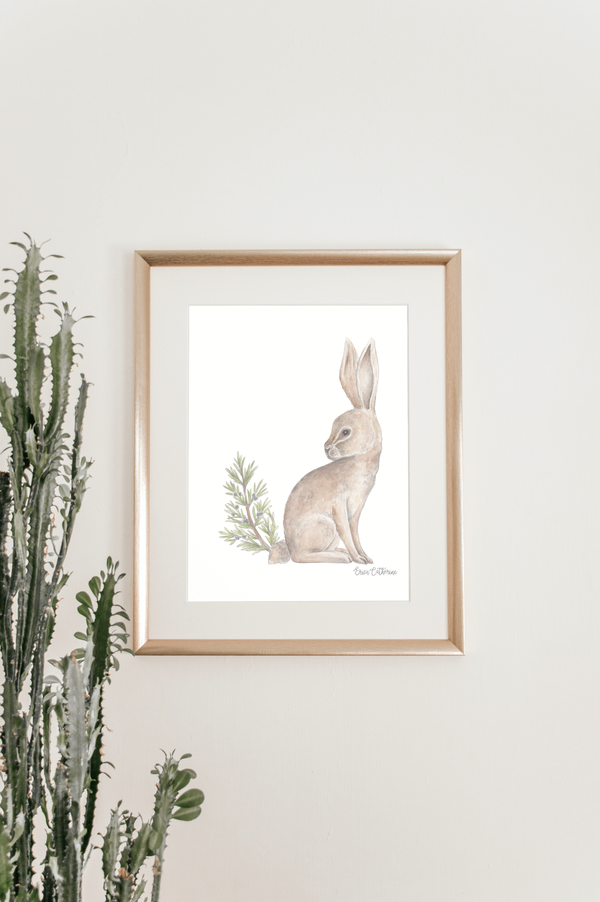 Letter J Woodland Alphabet Fine Art Print