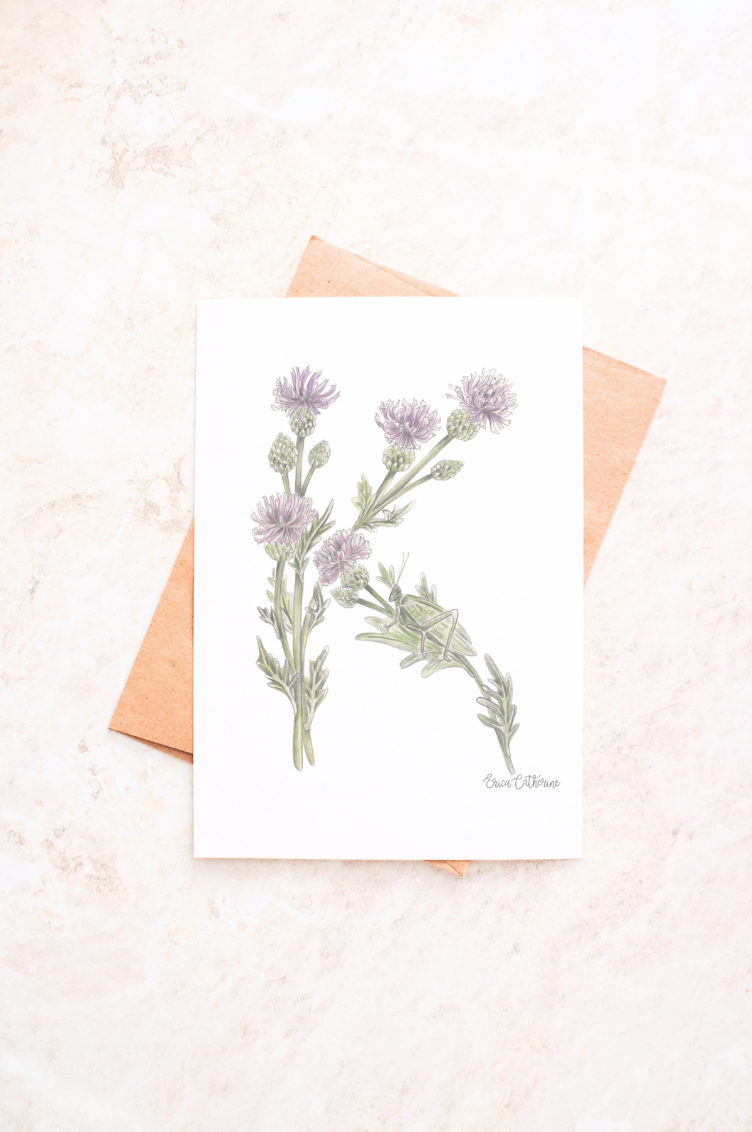 Letter K Woodland Alphabet Fine Art Print