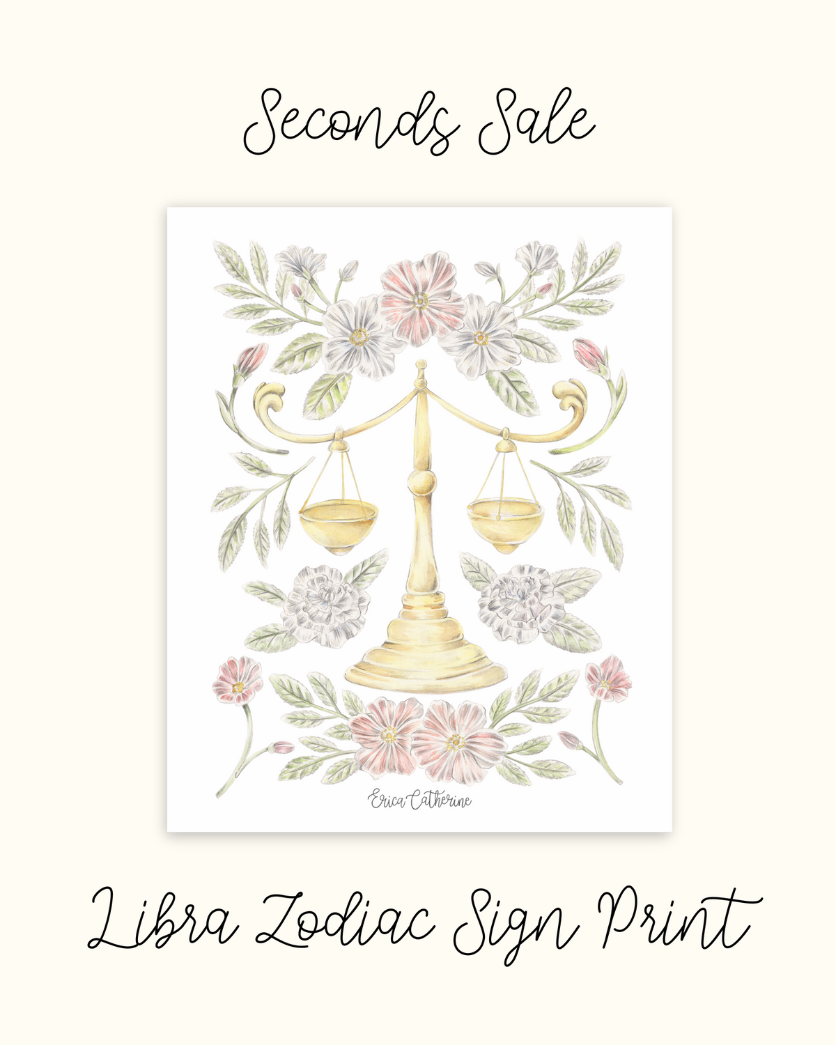 Libra Zodiac Sign - Seconds Sale